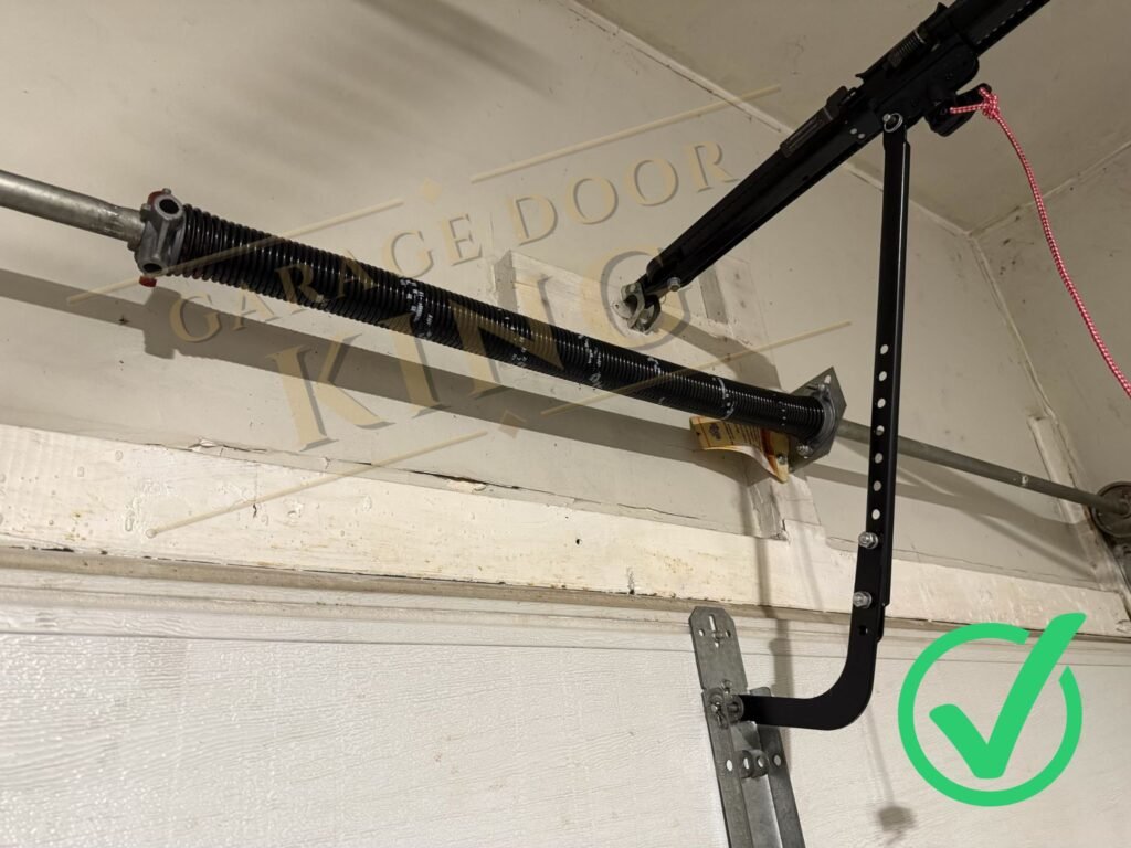 Broken Garage Door Torsion Spring Replaced with New Spring in Burlington