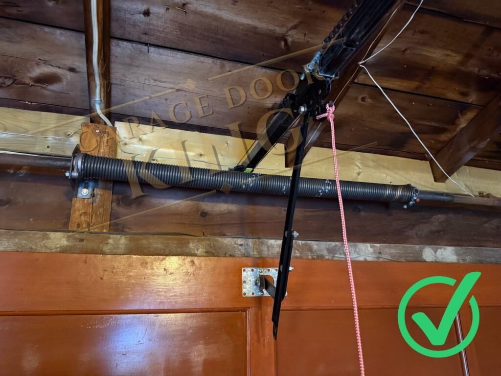 Single Torsion Spring Replacement in Etobicoke - After