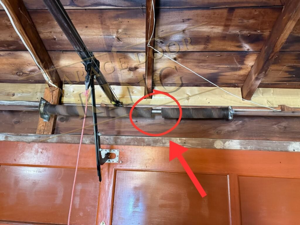 Single Garage Door Spring Replacement - Etobicoke